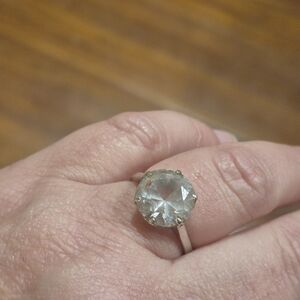 Vintage 18k Hge Ring Cz